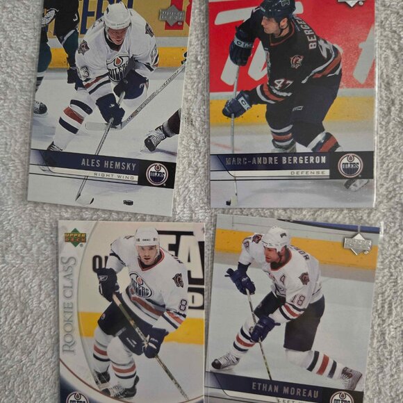 15-Card Edmonton Oilers Lot - Ryan Smyth, Bill Ranford HOF & 2006 Stars - Picture 2 of 9